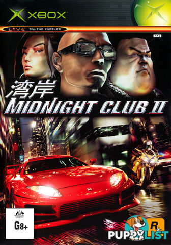 Midnight Club II [Pre-Owned] (Xbox (Original)) - Retro Xbox Software GTIN/EAN/UPC: 5026555240239