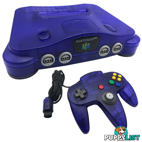 Nintendo 64 Grape Purple Console [Pre-Owned] - Nintendo N64CONSOLEGP - Retro N64 Console