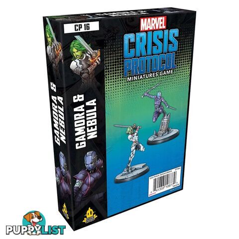 Marvel Crisis Protocol Nebula & Gamora Character Pack Miniatures Board Game - Atomic Mass Games - Tabletop Miniatures GTIN/EAN/UPC: 841333108779