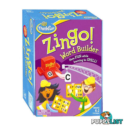 Zingo! Word Builder Game Board Game - ThinkFun - Tabletop Board Game GTIN/EAN/UPC: 019275077068