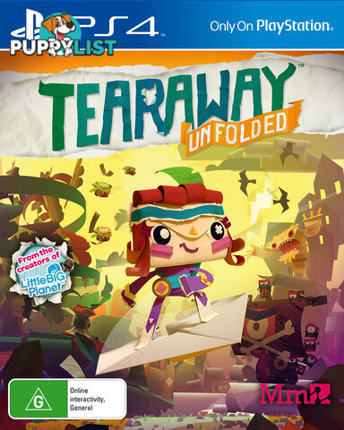 Tearaway Unfolded [Pre-Owned] (PS4) - Sony Interactive Entertainment - P/O PS4 Software GTIN/EAN/UPC: 711719854616