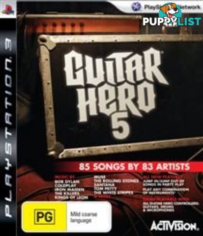 Guitar Hero 5 [Pre-Owned] (PS3) - Activision - Retro P/O PS3 Software GTIN/EAN/UPC: 5030917074585