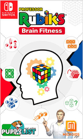 Professor Rubik's Brain Fitness (Switch) - Microids - Switch Software GTIN/EAN/UPC: 3760156486222