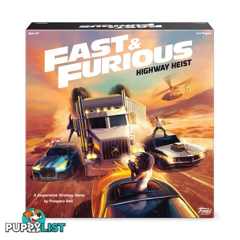 Fast & Furious Highway Heist Board Game - Funko - Tabletop Board Game GTIN/EAN/UPC: 889698548021