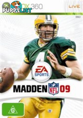 Madden NFL 09 [Pre-Owned] (Xbox 360) - Electronic Arts - P/O Xbox 360 Software GTIN/EAN/UPC: 5030941066082