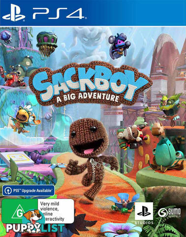 Sackboy: A Big Adventure (PS4) - Sony Interactive Entertainment - PS4 Software GTIN/EAN/UPC: 711719820222