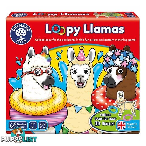 Orchard Toys Loopy Llamas Board Game - Orchard Toys - Tabletop Board Game GTIN/EAN/UPC: 5011863000927