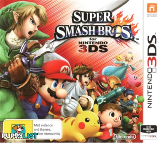 Super Smash Bros. for Nintendo 3DS [Pre-Owned] (3DS) - Nintendo - P/O 2DS/3DS Software GTIN/EAN/UPC: 9318113993524