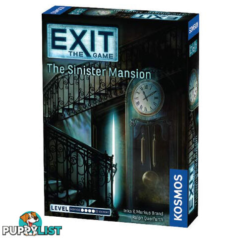 Exit The Game: The Sinister Mansion Puzzle Game - Thames & Kosmos - Tabletop Puzzle Game GTIN/EAN/UPC: 814743013636