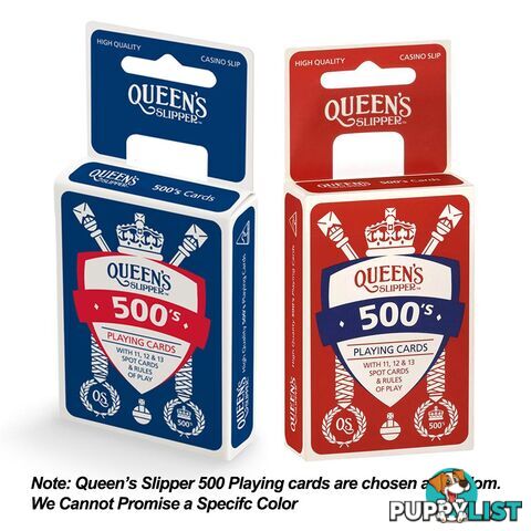 Queen's Slipper 500 Playing Cards - Queen's Slipper - Tabletop Card Game GTIN/EAN/UPC: 9310029442059