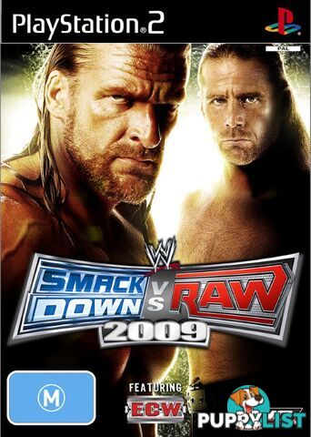 WWE SmackDown! vs. Raw 2009 [Pre-Owned] (PS2) - Retro PS2 Software GTIN/EAN/UPC: 4005209108898