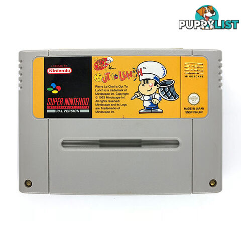 Pierre Le Chef is Out to Lunch [Pre-Owned] (SNES) - MPN REFSNPLCIOL - Retro SNES