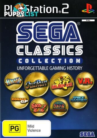 Sega Classics Collection [Pre-Owned] (PS2) - Retro PS2 Software GTIN/EAN/UPC: 5060004766031