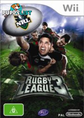 NRL Rugby League 3 [Pre-Owned] (Wii) - Tru Blu Entertainment - P/O Wii Software GTIN/EAN/UPC: 9312590131011