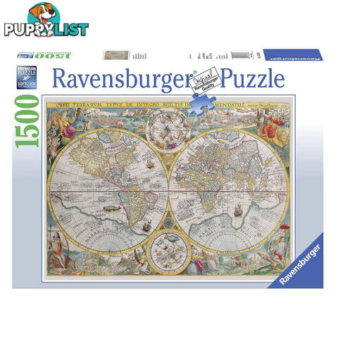 Ravensburger Historical Map 1500 Piece Jigsaw Puzzle - Ravensburger - Tabletop Jigsaw Puzzle GTIN/EAN/UPC: 4005556163816