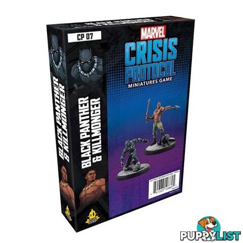 Marvel Crisis Protocol Black Panther & Killmonger Character Pack Miniatures Board Game - Atomic Mass Games - Tabletop Miniatures GTIN/EAN/UPC: 841333108625