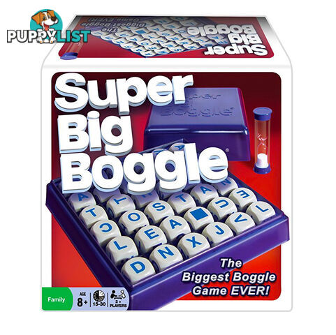 Super Big Boggle Board Game - Hasbro Gaming - Tabletop Board Game GTIN/EAN/UPC: 714043011656