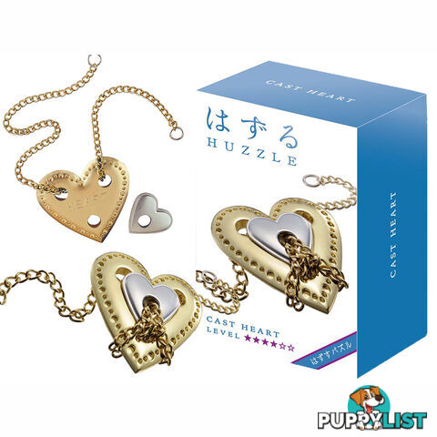 Hanayama Level 4 Cast Heart Puzzle - Hanayama Co.,LTD. - Tabletop Puzzle Game GTIN/EAN/UPC: 779090900131