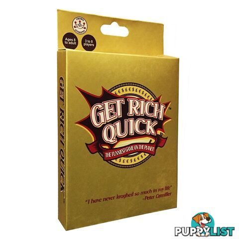 Get Rich Quick Card Game - Crown & Andrews CAA020125 - Tabletop Card Game GTIN/EAN/UPC: 9310281020125