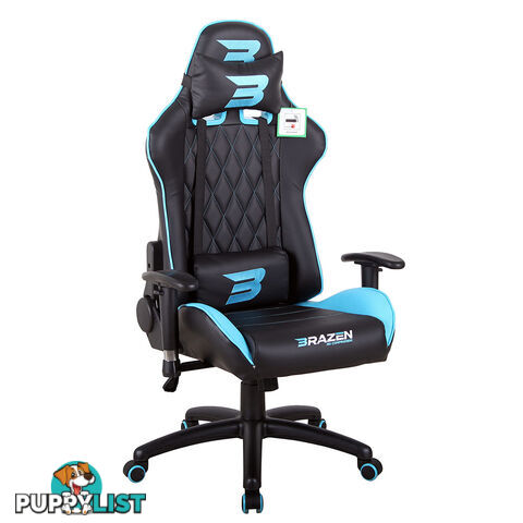 Brazen Phantom Elite PC Gaming Chair (Blue) - Brazen Gaming Chairs - Gaming Chair GTIN/EAN/UPC: 5060216442204