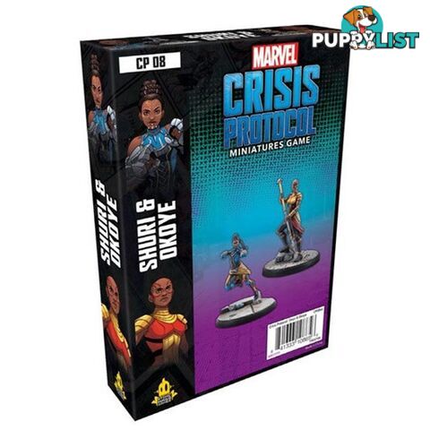 Marvel Crisis Protocol Okoye & Shuri Character Pack Miniatures Board Game - Atomic Mass Games - Tabletop Miniatures GTIN/EAN/UPC: 841333108656