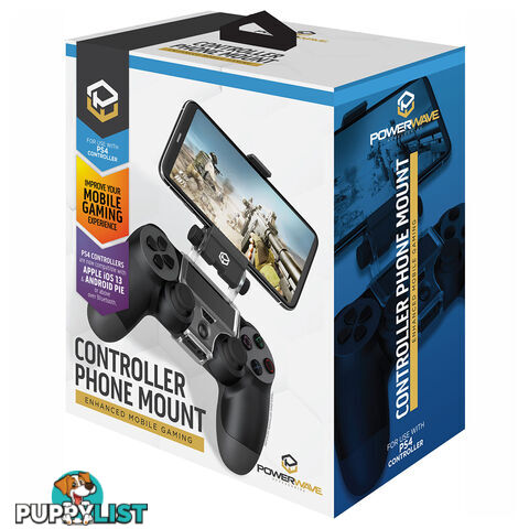 Powerwave PS4 Controller Phone Mount - Powerwave - PS4 Accessory GTIN/EAN/UPC: 9338176022702