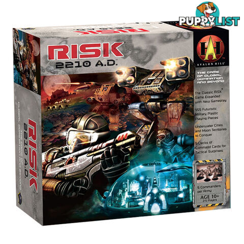 Risk 2210 A.D Board Game - Avalon Hill Games - Tabletop Board Game GTIN/EAN/UPC: 076930866009