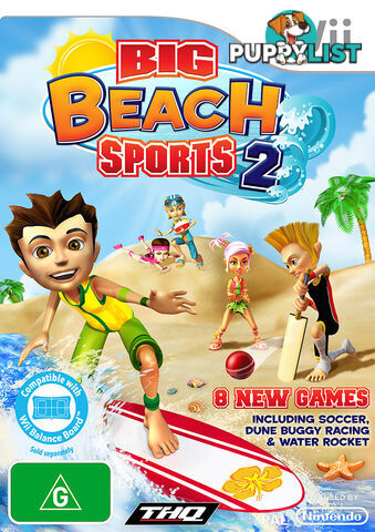 Big Beach Sports 2 [Pre-Owned] (Wii) - THQ - P/O Wii Software GTIN/EAN/UPC: 4005209133661