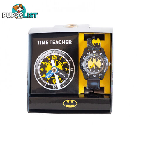 Time Teacher Batman Printed Strap Watch Pack - You Monkey AUS - Merch Clothing Accessories GTIN/EAN/UPC: 030506525448