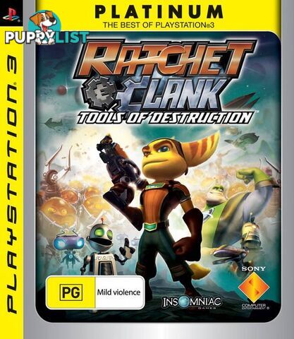 Ratchet & Clank: Tools of Destruction [Pre-Owned] (PS3) - Sony Interactive Entertainment - Retro P/O PS3 Software GTIN/EAN/UPC: 711719443650