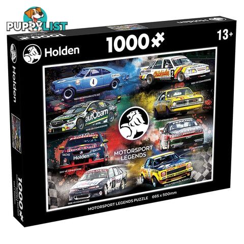 Holden Motorsport Legends 1000 Piece Jigsaw Puzzle - Winning Moves - Tabletop Jigsaw Puzzle GTIN/EAN/UPC: 5053410004712