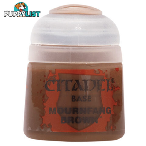 Citadel 12ml Base Paint (Mournfang Brown) - Games Workshop - Tabletop Miniatures GTIN/EAN/UPC: 5011921026470