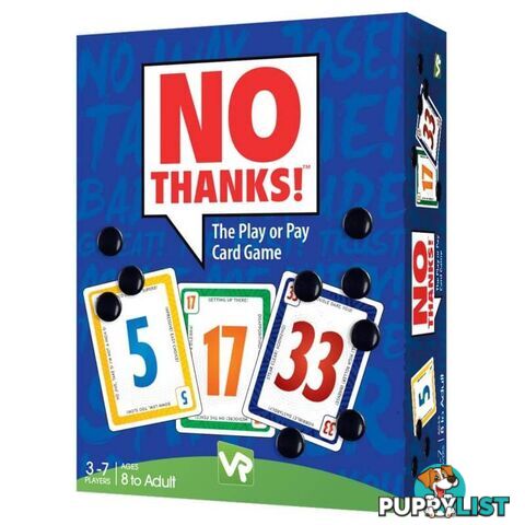 No Thanks Card Game - Mayfair Games - Tabletop Card Game GTIN/EAN/UPC: 9339111010297