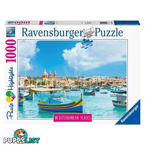 Ravensburger Mediterranean Malta 1000 Piece Jigsaw Puzzle - Ravensburger - Tabletop Jigsaw Puzzle GTIN/EAN/UPC: 4005556149780