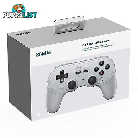 8Bitdo Pro 2 Bluetooth Controller (Grey) - 8Bitdo - Multiplatform GTIN/EAN/UPC: 6922621501725