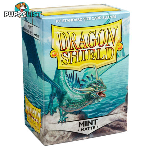 Dragon Shield Bayaga Matte Mint Sleeves 100 Pack - Arcane Tinmen Aps - Tabletop Trading Cards Accessory GTIN/EAN/UPC: 5706569110253