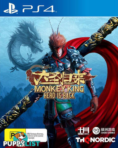 Monkey King: Hero is Back (PS4) - THQ Nordic - PS4 Software GTIN/EAN/UPC: 9120080074973