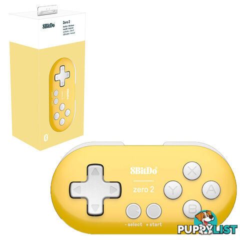 8Bitdo Zero 2 Bluetooth Gamepad (Yellow) - 8Bitdo - Multiplatform GTIN/EAN/UPC: 6922621501114