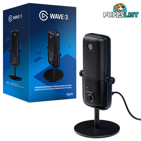 Elgato Wave:3 USB Condenser Microphone - Elgato Gaming - Streaming GTIN/EAN/UPC: 840006618072