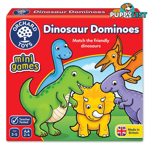 Dinosaur Dominoes Tile Game - Orchard Toys - Tabletop Card Game GTIN/EAN/UPC: 5011863102058