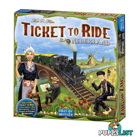 Ticket To Ride Nederland Expansion Board Game - Days of Wonder LFCABF099 - Tabletop Board Game GTIN/EAN/UPC: 824968817766