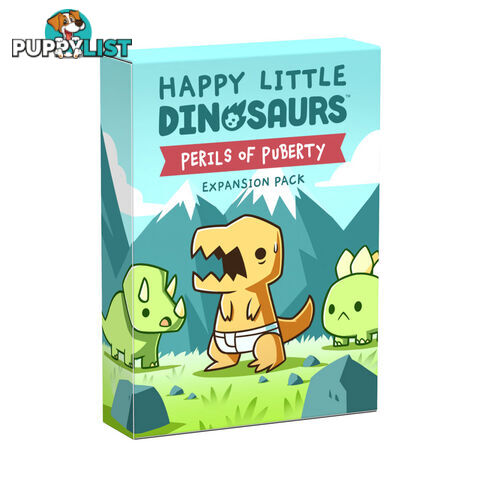 Happy Little Dinosaurs Perils of Puberty Pack Expansion Card Game - Tee Turtle - Tabletop Board Game GTIN/EAN/UPC: 810031364411