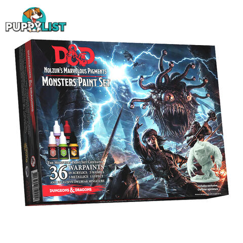 Dungeons & Dragons: Nolzur's Marvelous Pigments Monster Paint Set - Gale Force Nine - Tabletop Role Playing Game GTIN/EAN/UPC: 5713799750029