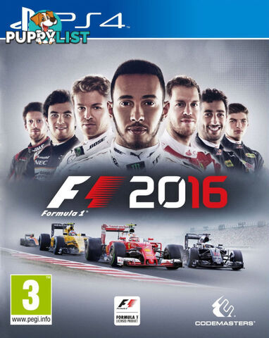 F1 2016 [Pre-Owned] (PS4) - Bandai Namco Entertainment - P/O PS4 Software GTIN/EAN/UPC: 5024866364750