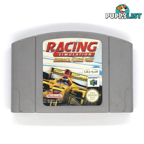 Monaco Grand Prix Racing Sim [Pre-Owned] (N64) - Retro N64 Software GTIN/EAN/UPC: 3362930501789