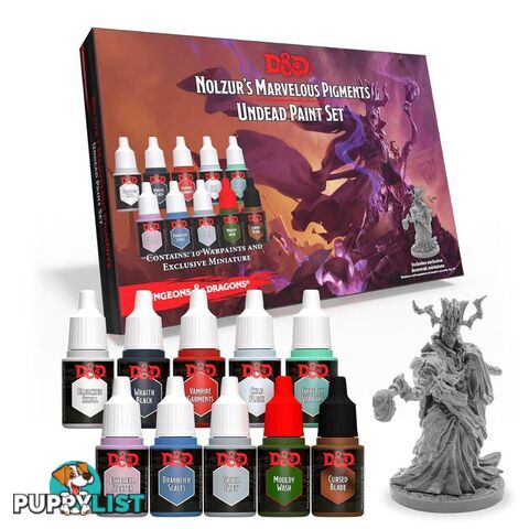 Dungeons & Dragons: Nolzurs Marvelous Pigments Undead Paint Set - Gale Force Nine - Tabletop Role Playing Game GTIN/EAN/UPC: 5713799750050