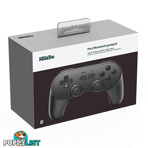 8Bitdo Pro 2 Bluetooth Controller (Black) - 8Bitdo - Multiplatform GTIN/EAN/UPC: 6922621501701