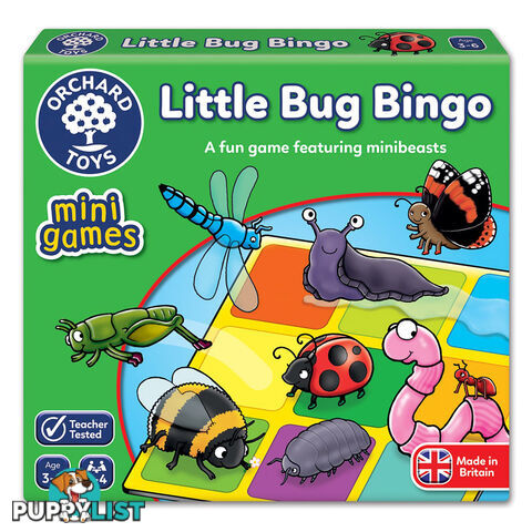 Litte Bug Bingo Board Game - Orchard Toys - Toys Games & Puzzles GTIN/EAN/UPC: 5011863102522