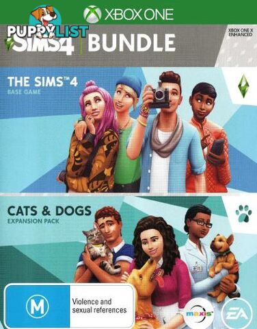 The Sims 4 and Cats and Dogs Bundle (Xbox One) - Electronic Arts - Xbox One Software GTIN/EAN/UPC: 5030936123332