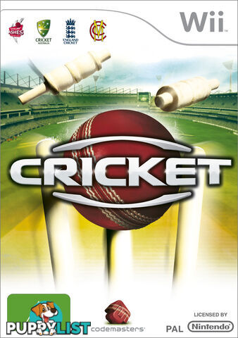 Wii Cricket [Pre-Owned] (Wii) - Codemasters - P/O Wii Software GTIN/EAN/UPC: 5024866340648